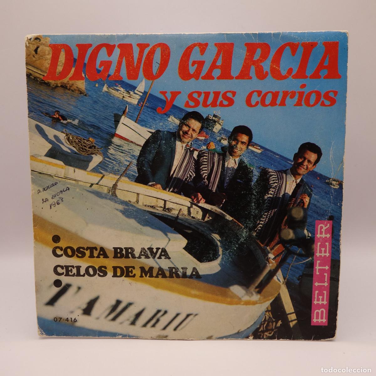 Discos de vinilo: DIGNO GARCIA Y SUS CARIOS - COSTA BRAVA - Foto 1