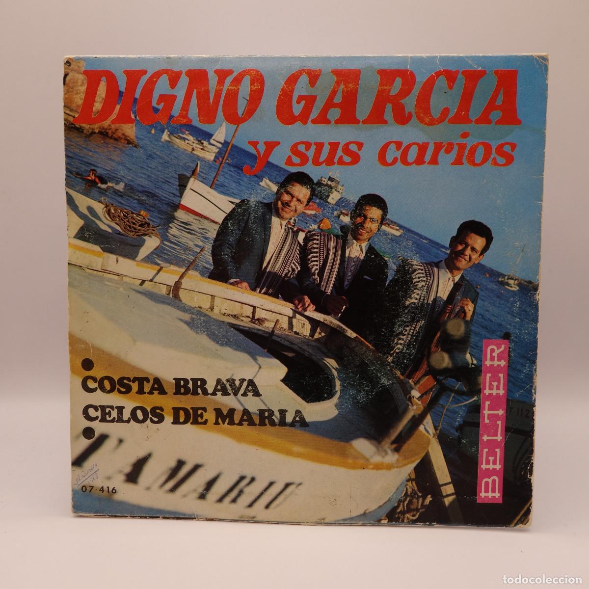 Discos de vinilo: DIGNO GARCIA Y SUS CARIOS - COSTA BRAVA - Foto 3