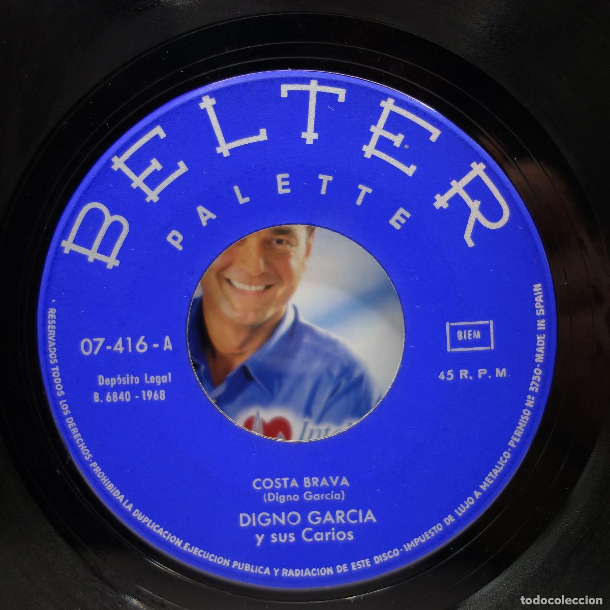 Discos de vinilo: DIGNO GARCIA Y SUS CARIOS - COSTA BRAVA - Foto 7