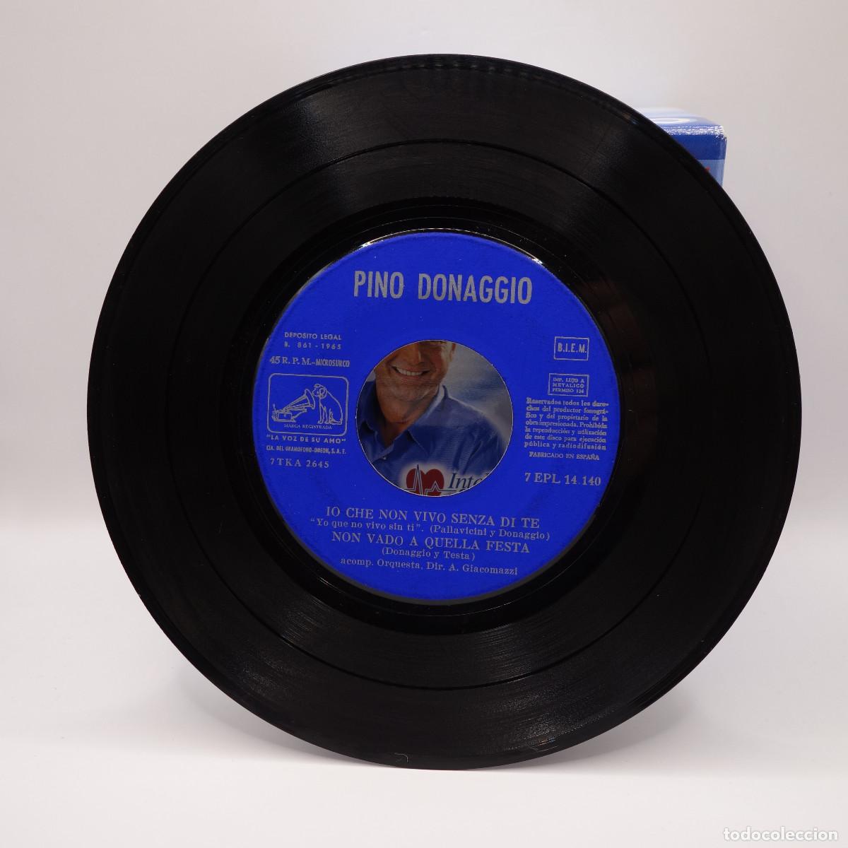 Discos de vinilo: PINO DONAGGIO EN SAN REMO - Foto 6