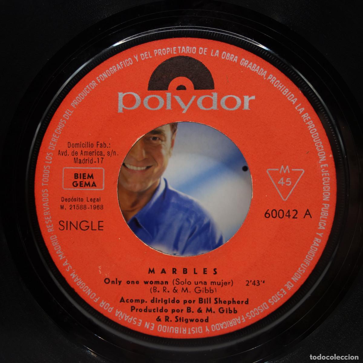 Discos de vinilo: MARBLES - ONLY ONE WOMAN - Foto 6