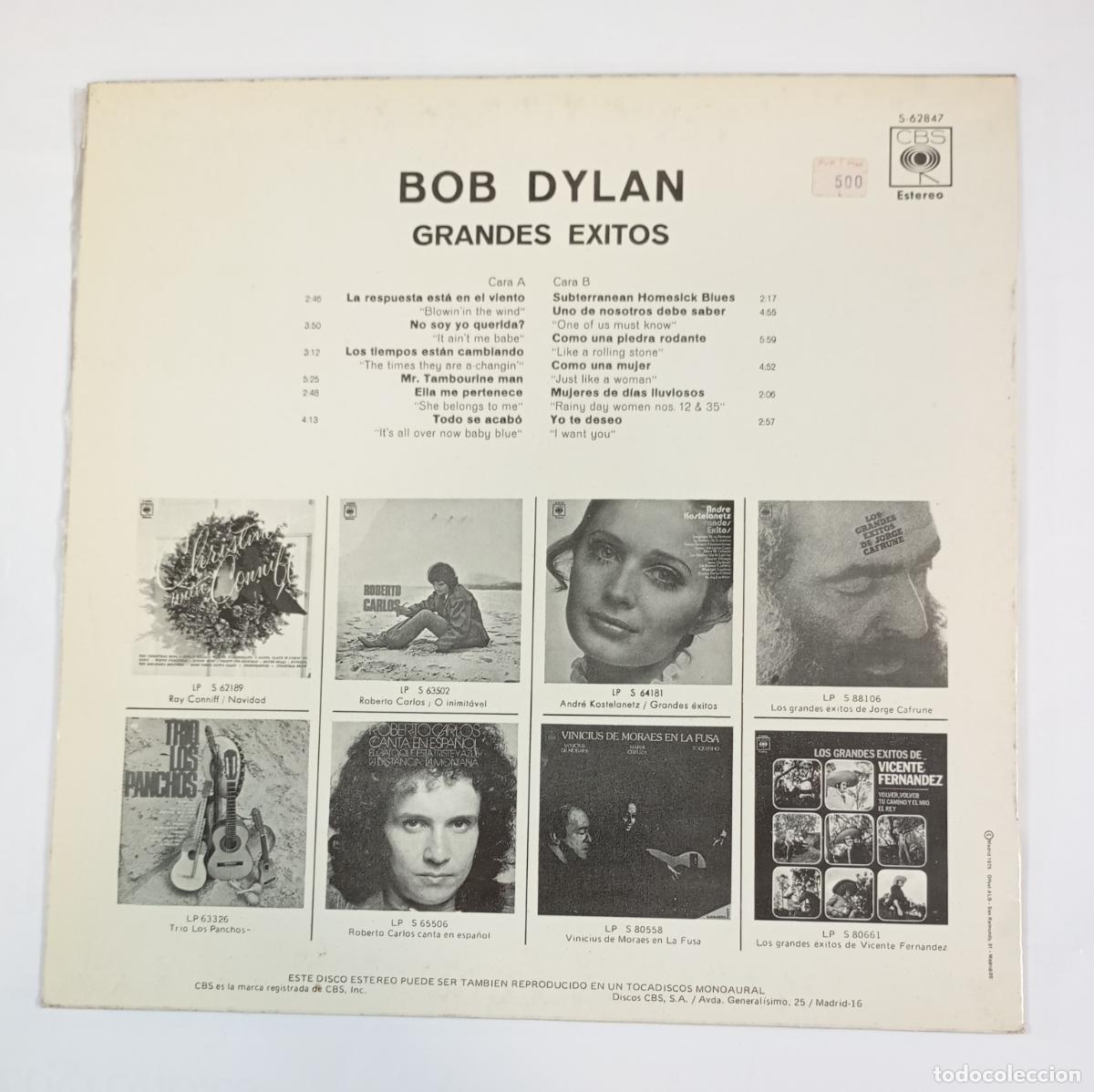 Discos de vinilo: BOB DYLAN. GREATEST HITS. LP. TDKLP7 - Foto 2