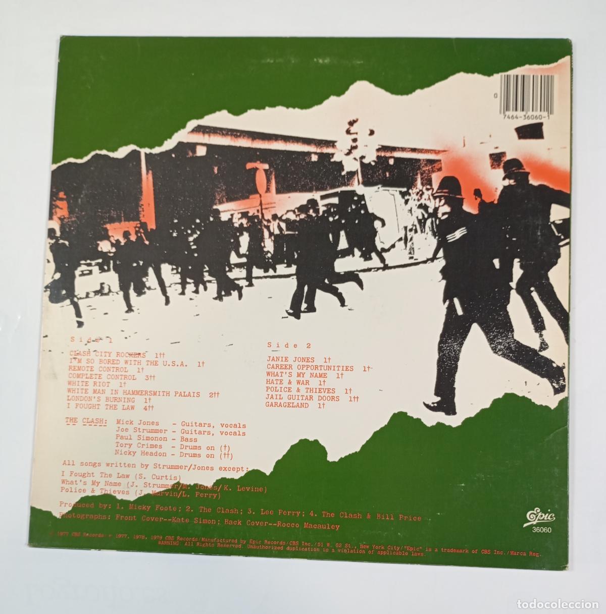 Discos de vinilo: THE CLASH. LP. TDKLP18 - Foto 2