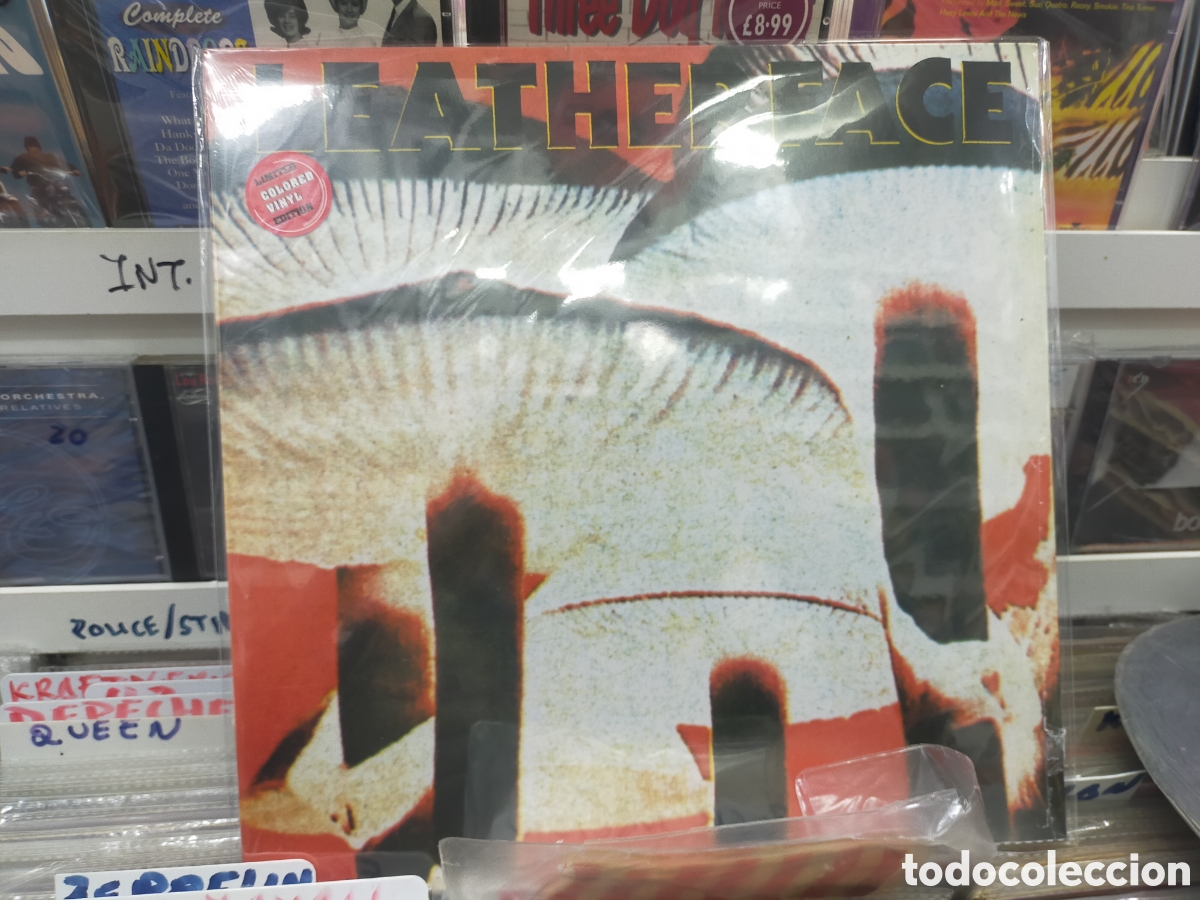 Discos de vinilo: Leatherface LP mush precintado vinilo de color - Foto 1