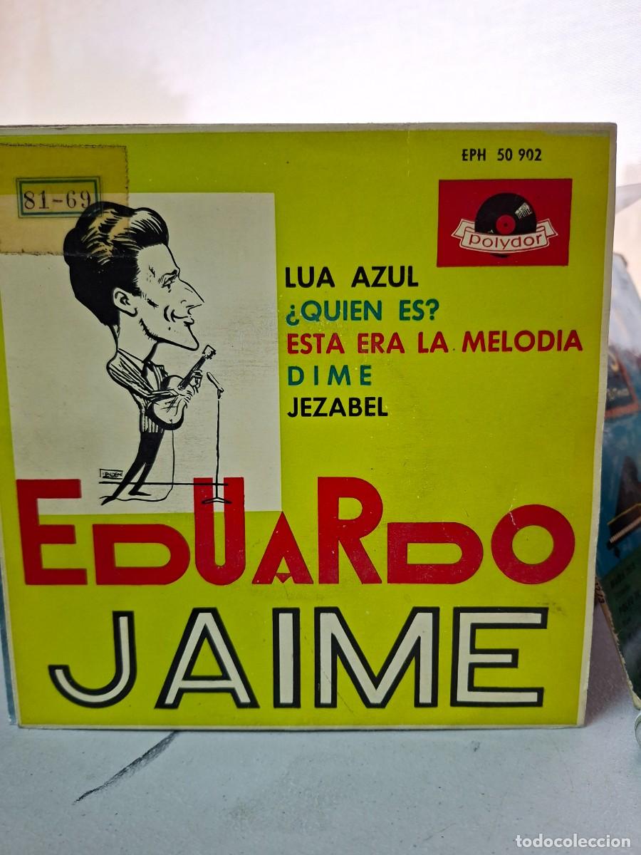 Discos de vinilo: EDUARDO JAIME - LUA AZUL - EP DE VINILO C - 47 - Foto 1