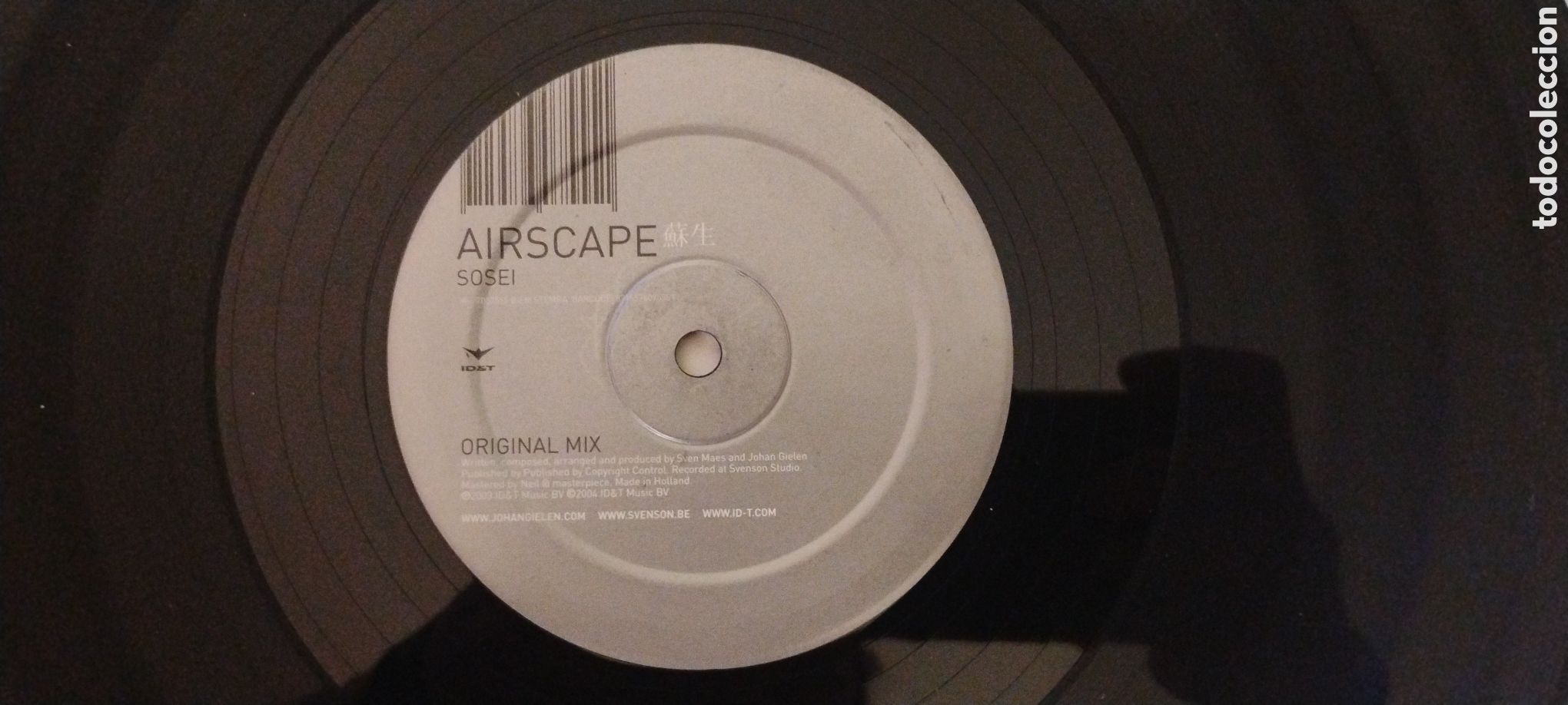 Discos de vinilo: AIRSCAPE-SOSEI-MAXI-ID&T/NETHERLANDS-IB - Foto 3