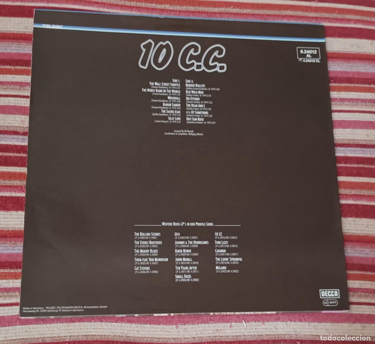 Discos de vinilo: 10 C.C. - LP. 10 C.C. - DECCA -PROFILE - Foto 2