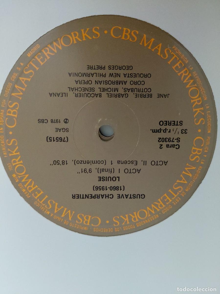 Discos de vinilo: Opera vinilo Louise de Charpentier - Foto 3