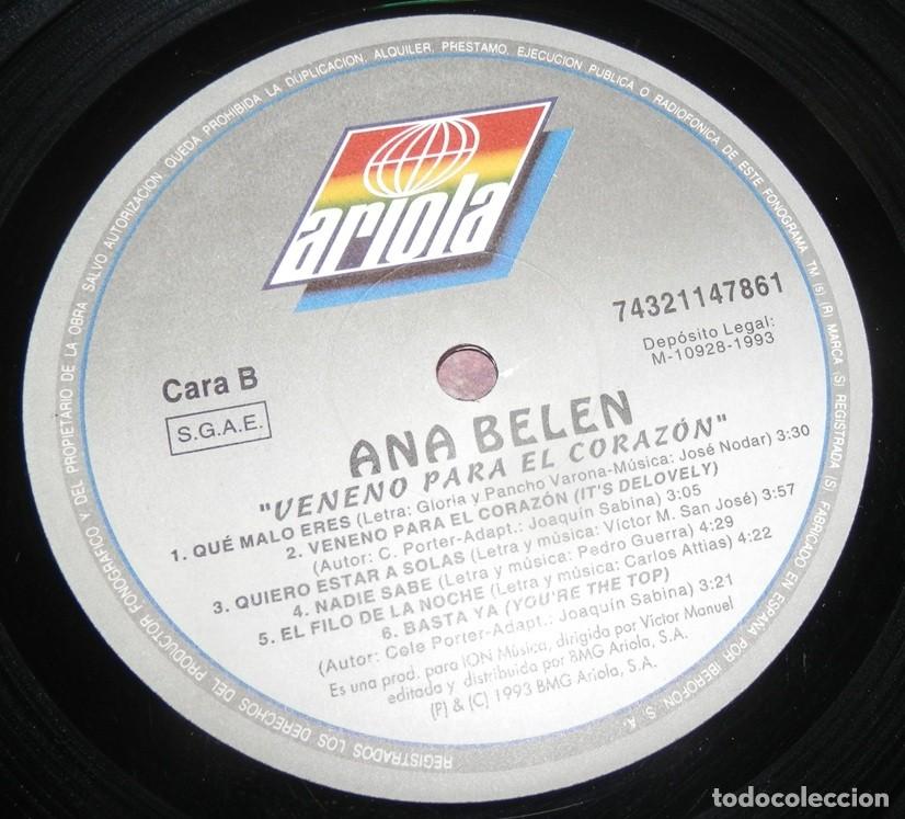 Discos de vinilo: DISCO LP DE VINILO DE ANA BELEN - Foto 3