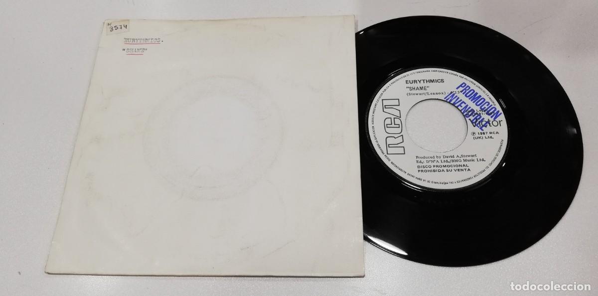 Discos de vinilo: SCO106-Eurythmics - Shame (7&rdquo;, Single, Promo) - Foto 1