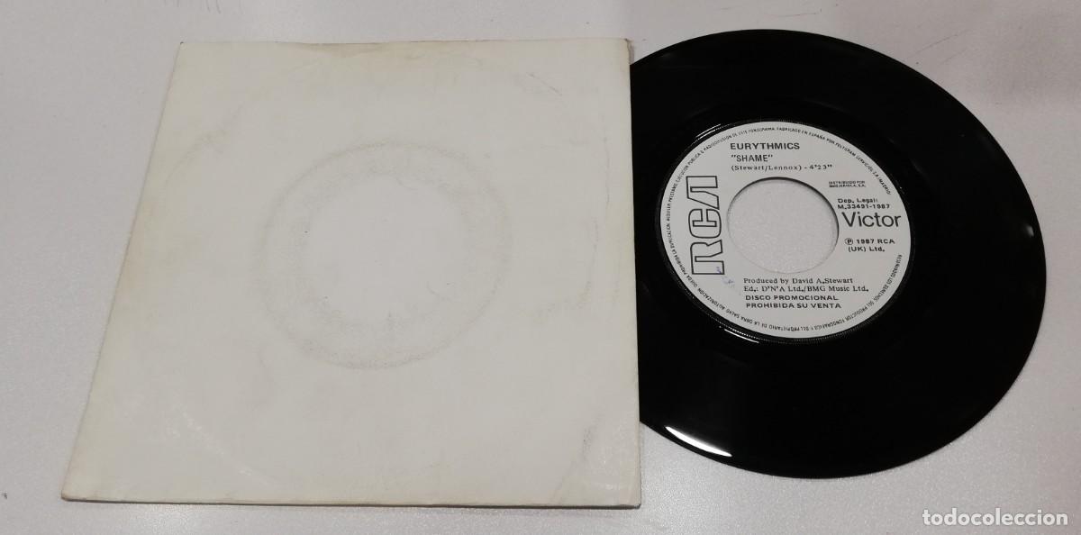 Discos de vinilo: SCO106-Eurythmics - Shame (7&rdquo;, Single, Promo) - Foto 2