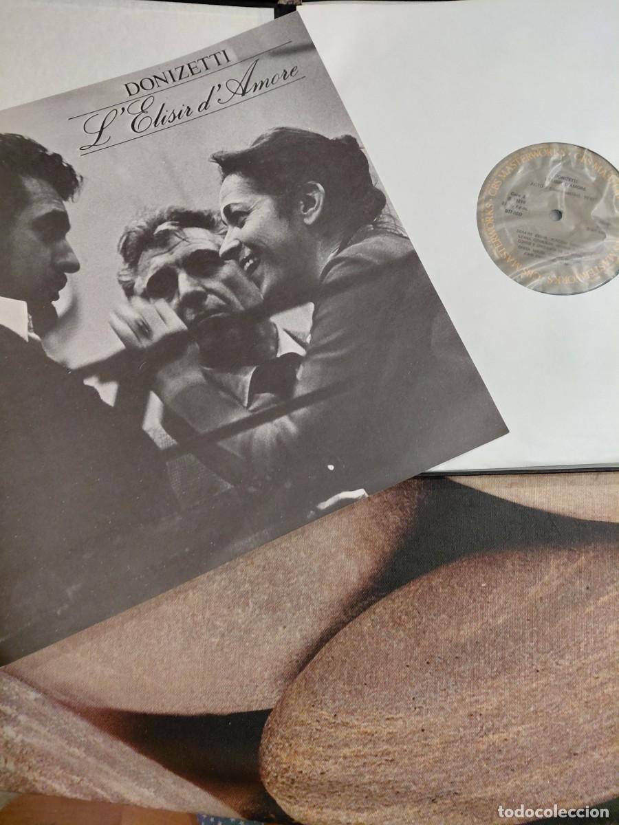 Discos de vinilo: Opera vinilo LElisir damore de Donizetti - Foto 2