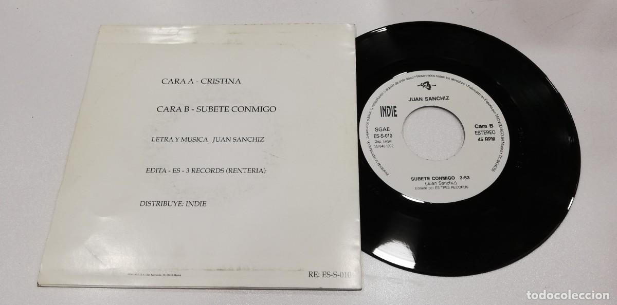 Discos de vinilo: SCO106-Juan Sanchiz - Proyectos (7&rdquo;, Single) - Foto 2