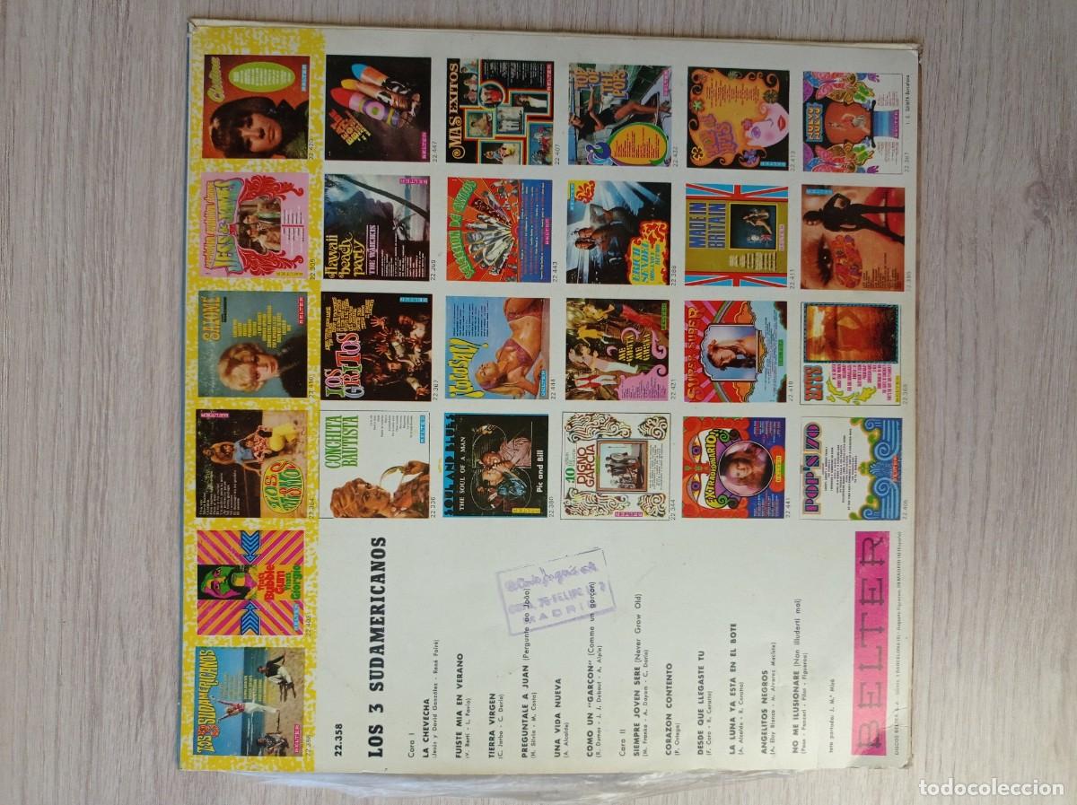 Discos de vinilo: Disco Vinilo Los 3 Sudamericanos - Foto 2