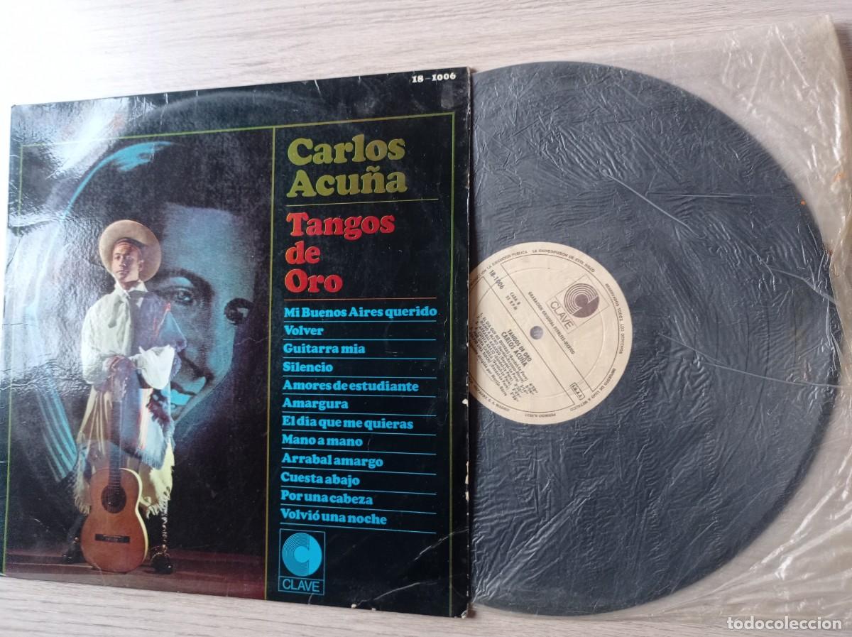 Discos de vinilo: Vinilo Carlos Acu&ntilde;a - Tangos de Oro - Foto 3
