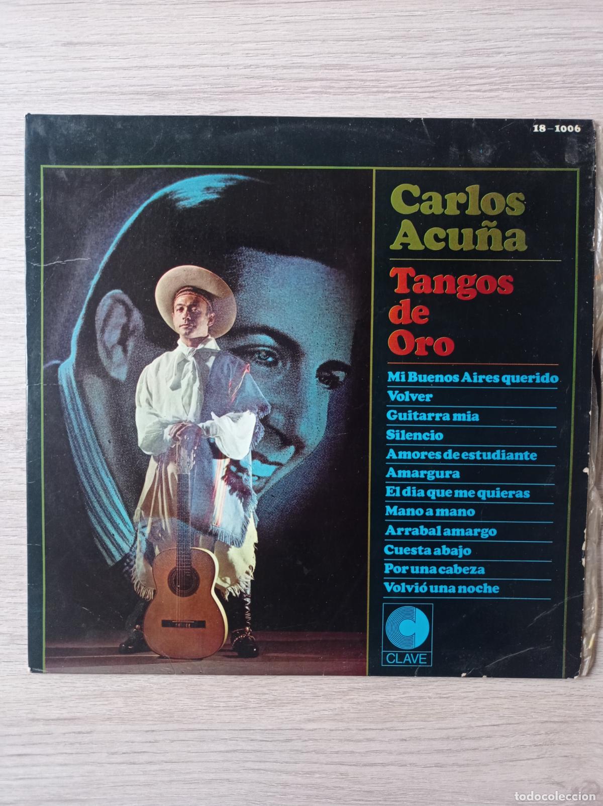 Discos de vinilo: Vinilo Carlos Acu&ntilde;a - Tangos de Oro - Foto 1
