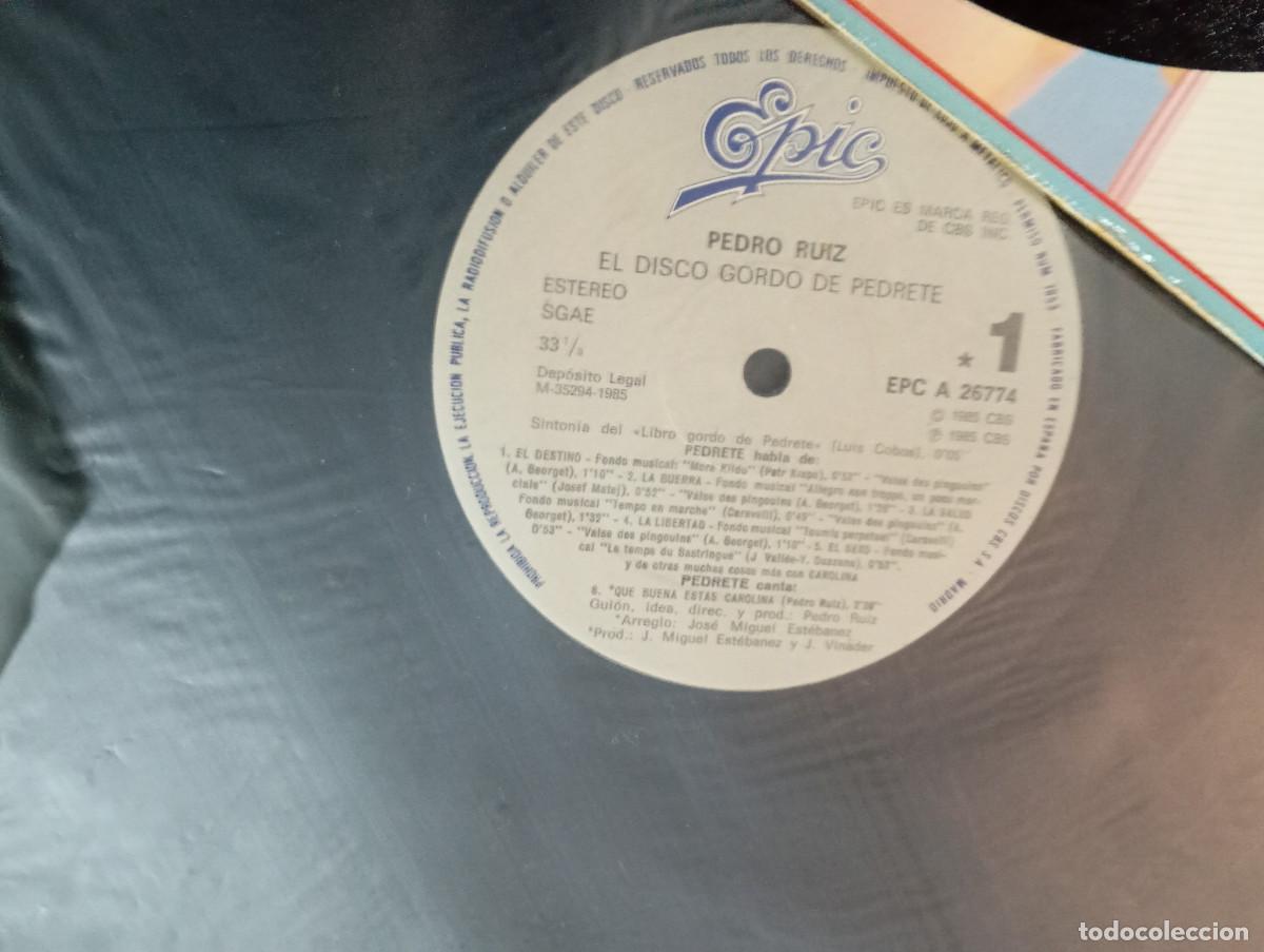 Discos de vinilo: disco Lp el gordo de pedrete - Foto 2