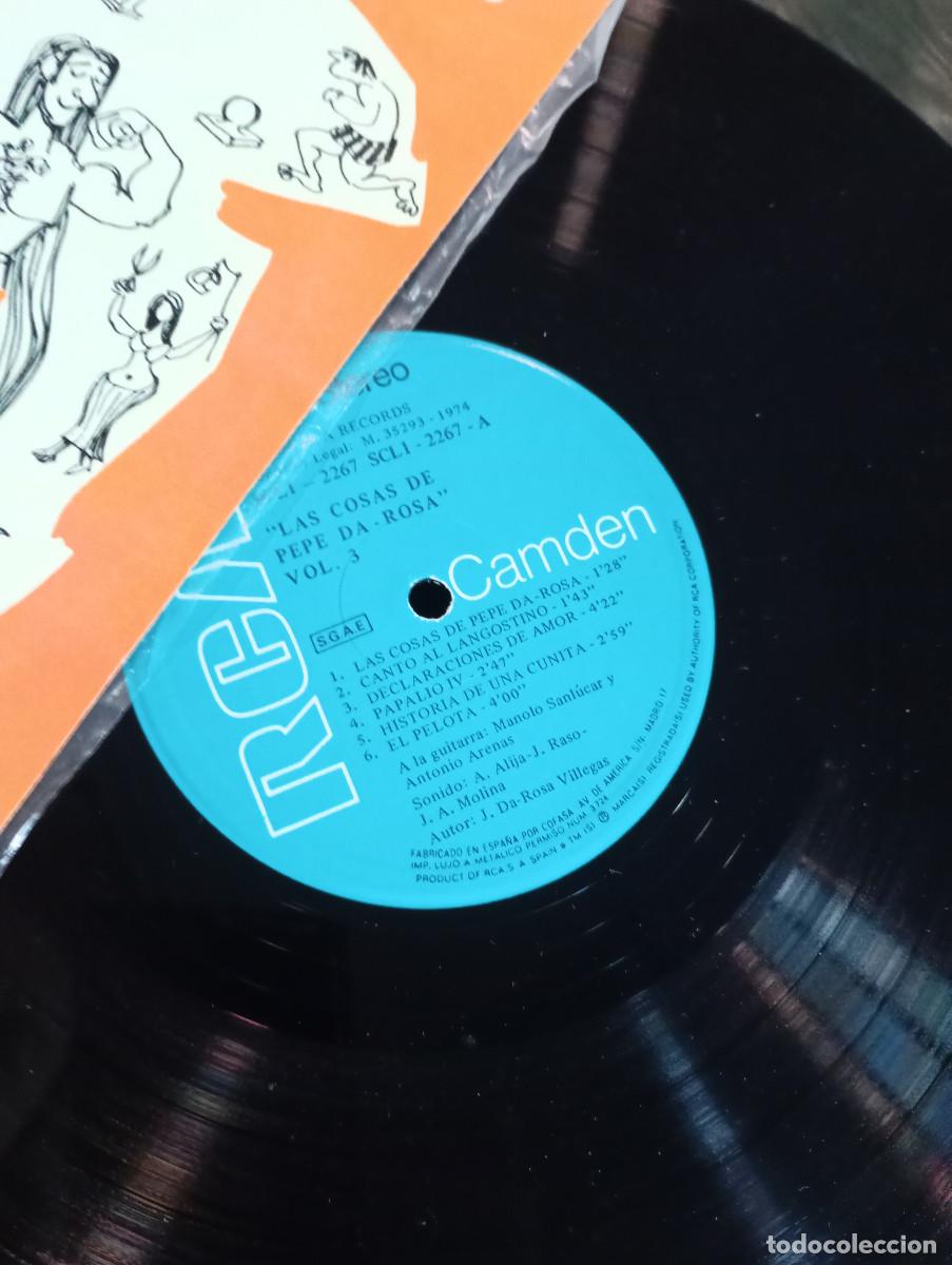 Discos de vinilo: disco Lp chiste y cante de pepe la rosa - Foto 2
