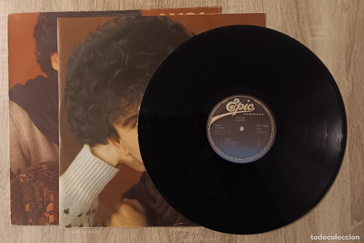 Discos de vinilo: LP DISCO VINILO LOS PECOS 20 A&Ntilde;OS - Foto 2