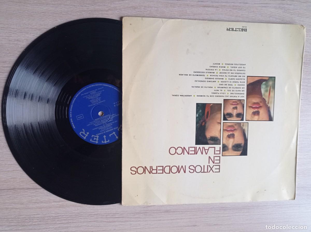 Discos de vinilo: Disco Vinilo &Eacute;xitos Modernos en Flamenco - Foto 3