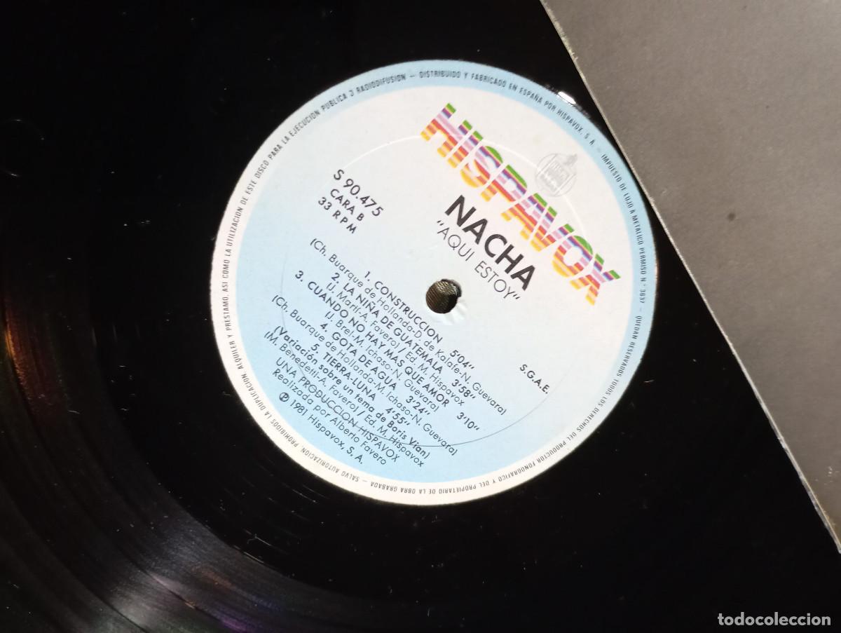 Discos de vinilo: disco Lp musica de Nacha - Foto 2