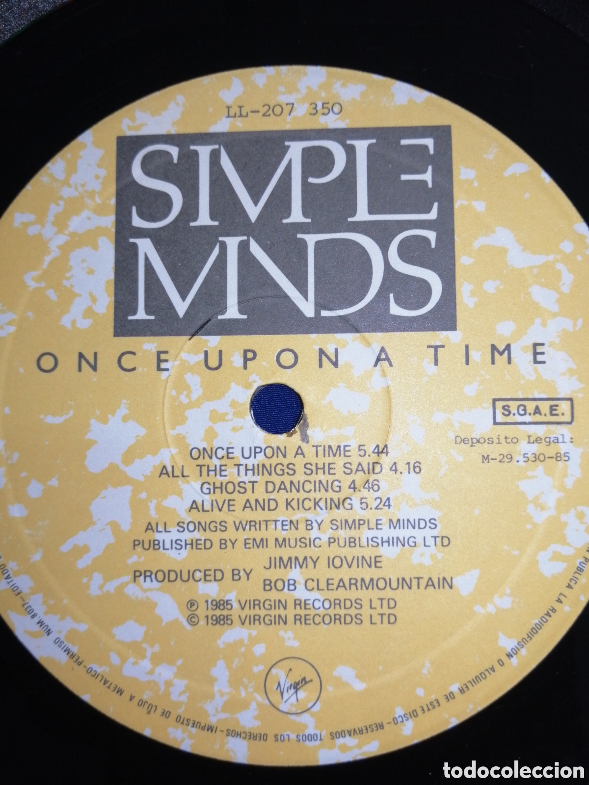 Discos de vinilo: SIMPLE MINDS - ONCE UPON A TIME - 1985 VIRGIN - Foto 3