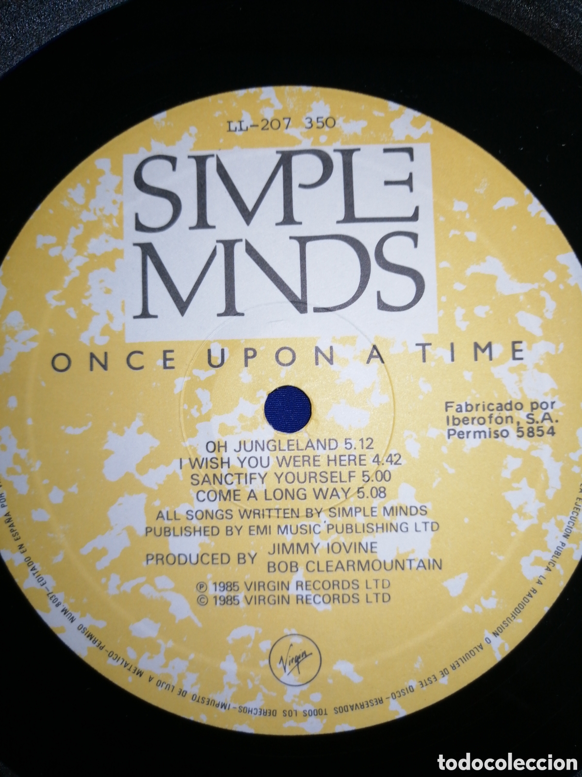 Discos de vinilo: SIMPLE MINDS - ONCE UPON A TIME - 1985 VIRGIN - Foto 4
