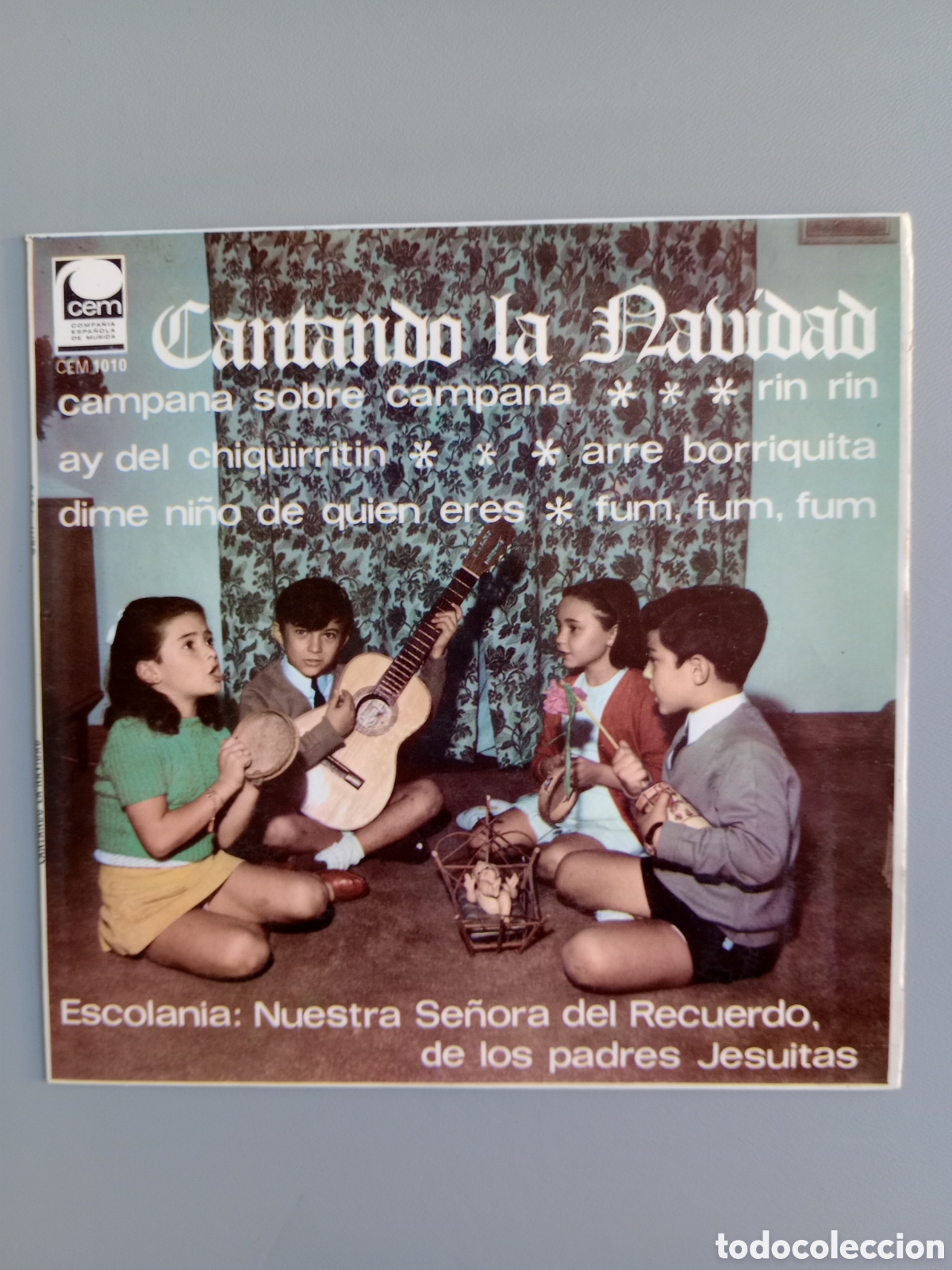 Discos de vinilo: Cantando a la Navidad. Escolan&iacute;a jesuita. EP - Foto 1
