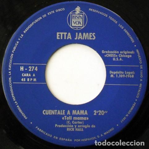 Discos de vinilo: Etta James &ndash; Cuentale A Mama / Esta Bien - Foto 2