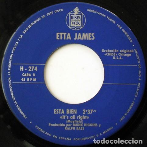 Discos de vinilo: Etta James &ndash; Cuentale A Mama / Esta Bien - Foto 3