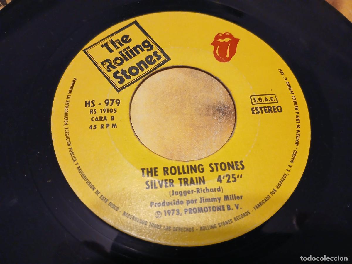 Discos de vinilo: The Rolling Stones &lrm;&ndash; Angie / Silver Train- (1973) single 7&rdquo; - Foto 3
