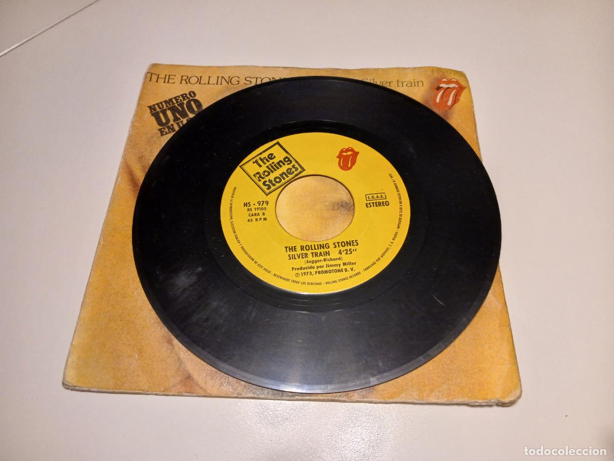 Discos de vinilo: The Rolling Stones &lrm;&ndash; Angie / Silver Train- (1973) single 7&rdquo; - Foto 4