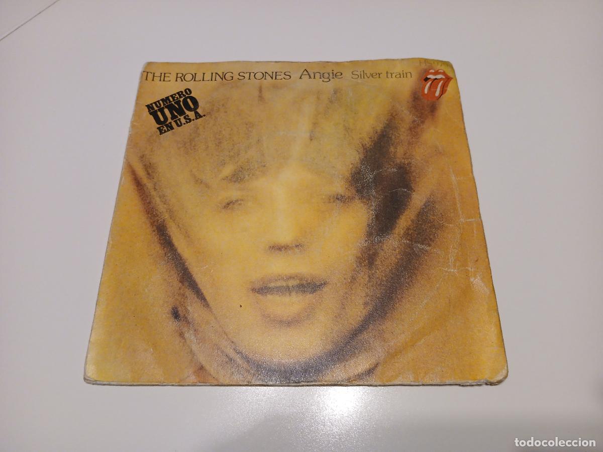 Discos de vinilo: The Rolling Stones &lrm;&ndash; Angie / Silver Train- (1973) single 7&rdquo; - Foto 1
