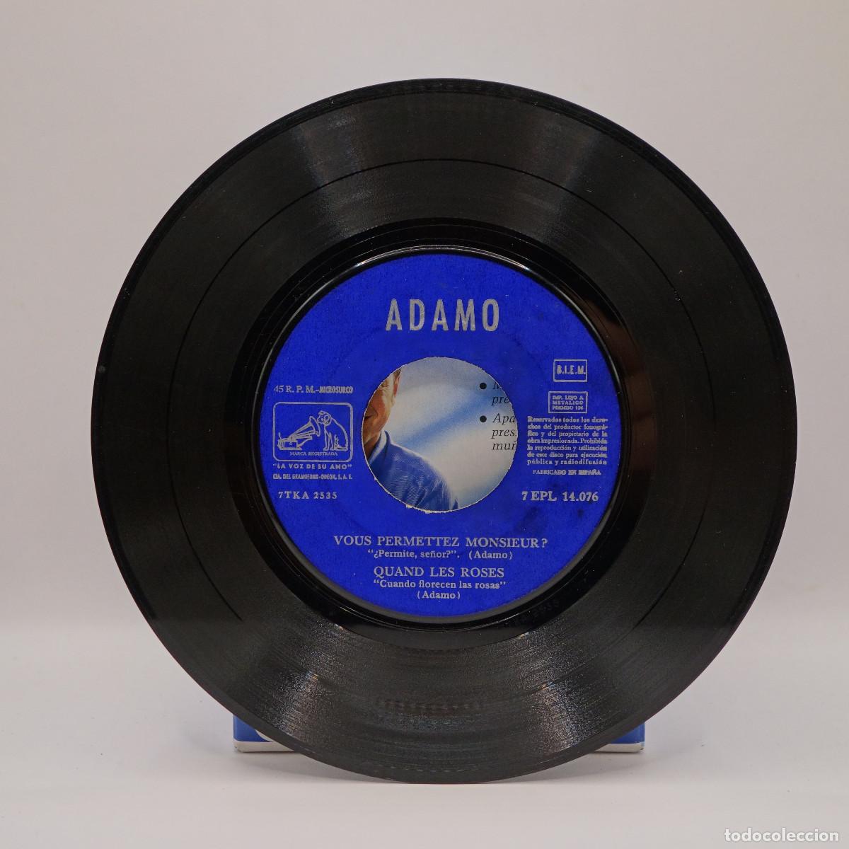 Discos de vinilo: ADAMO - TOMBE LA NEIGE - Foto 4
