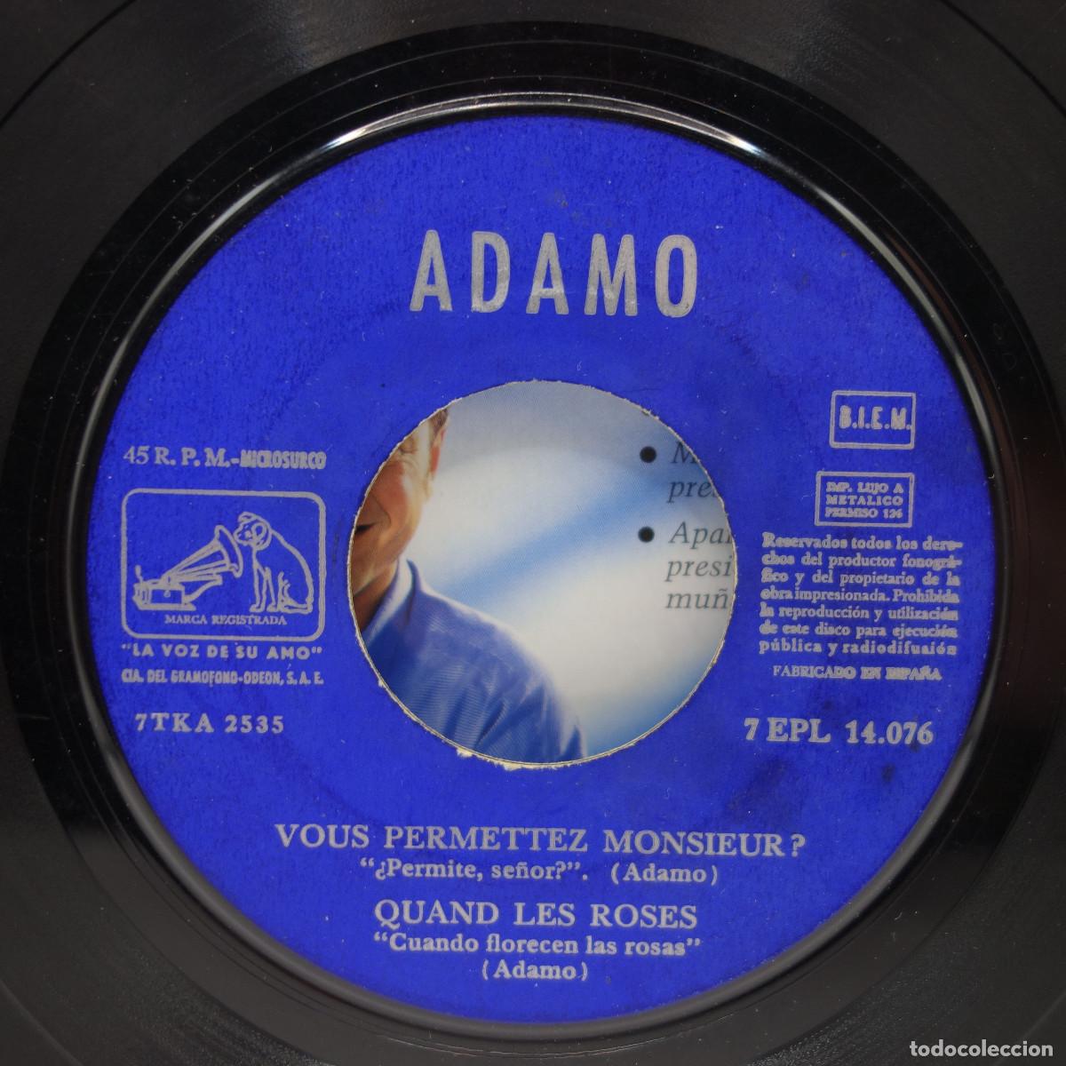 Discos de vinilo: ADAMO - TOMBE LA NEIGE - Foto 5
