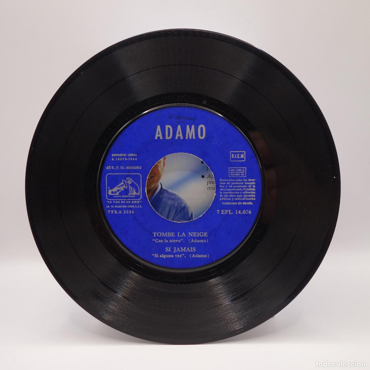 Discos de vinilo: ADAMO - TOMBE LA NEIGE - Foto 6