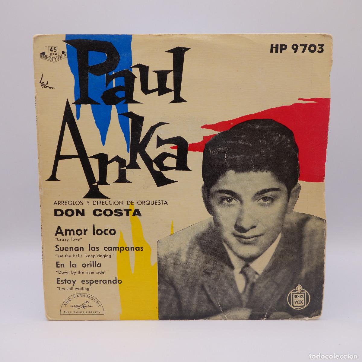 Discos de vinilo: PAUL ANKA - AMOR LOCO - Foto 1