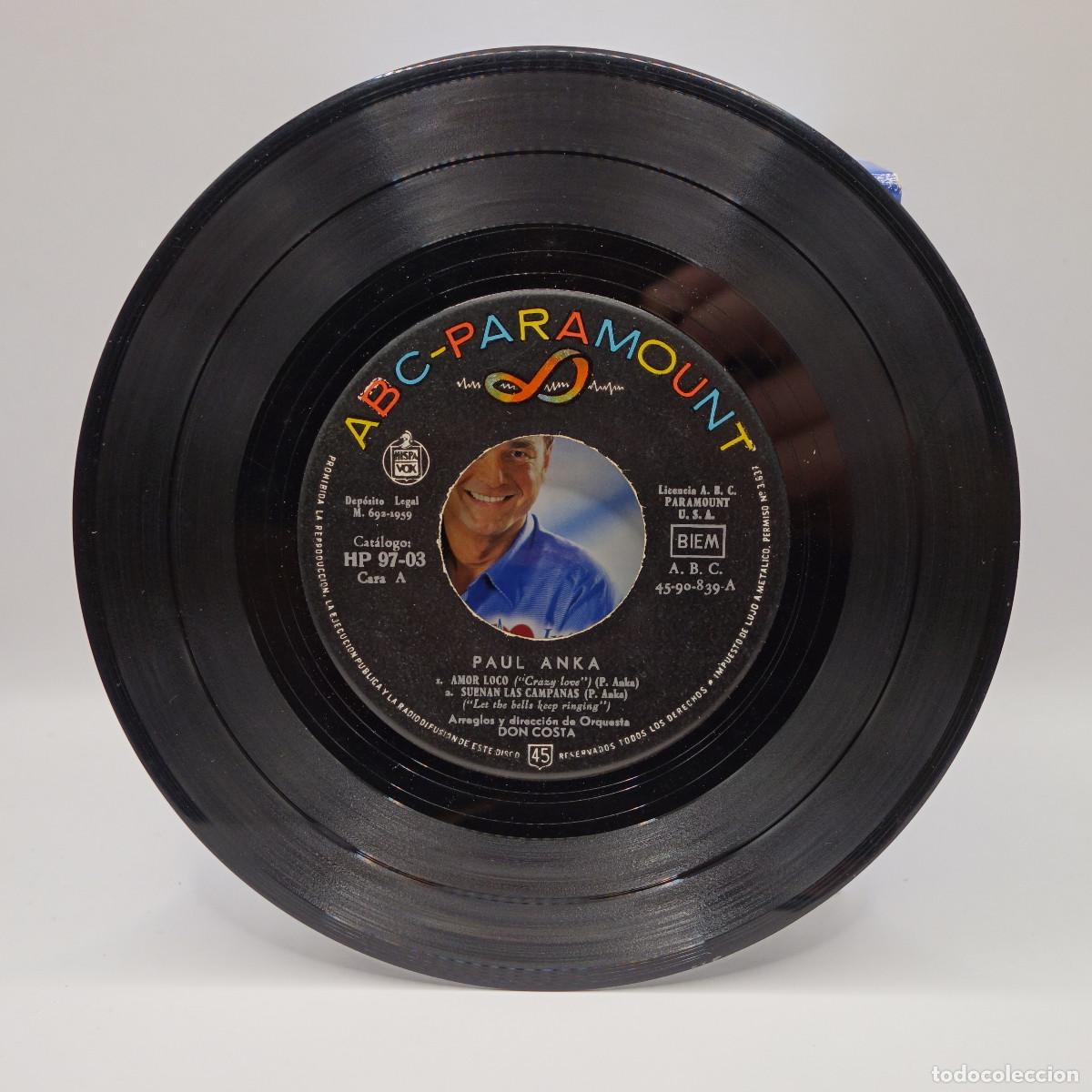 Discos de vinilo: PAUL ANKA - AMOR LOCO - Foto 6