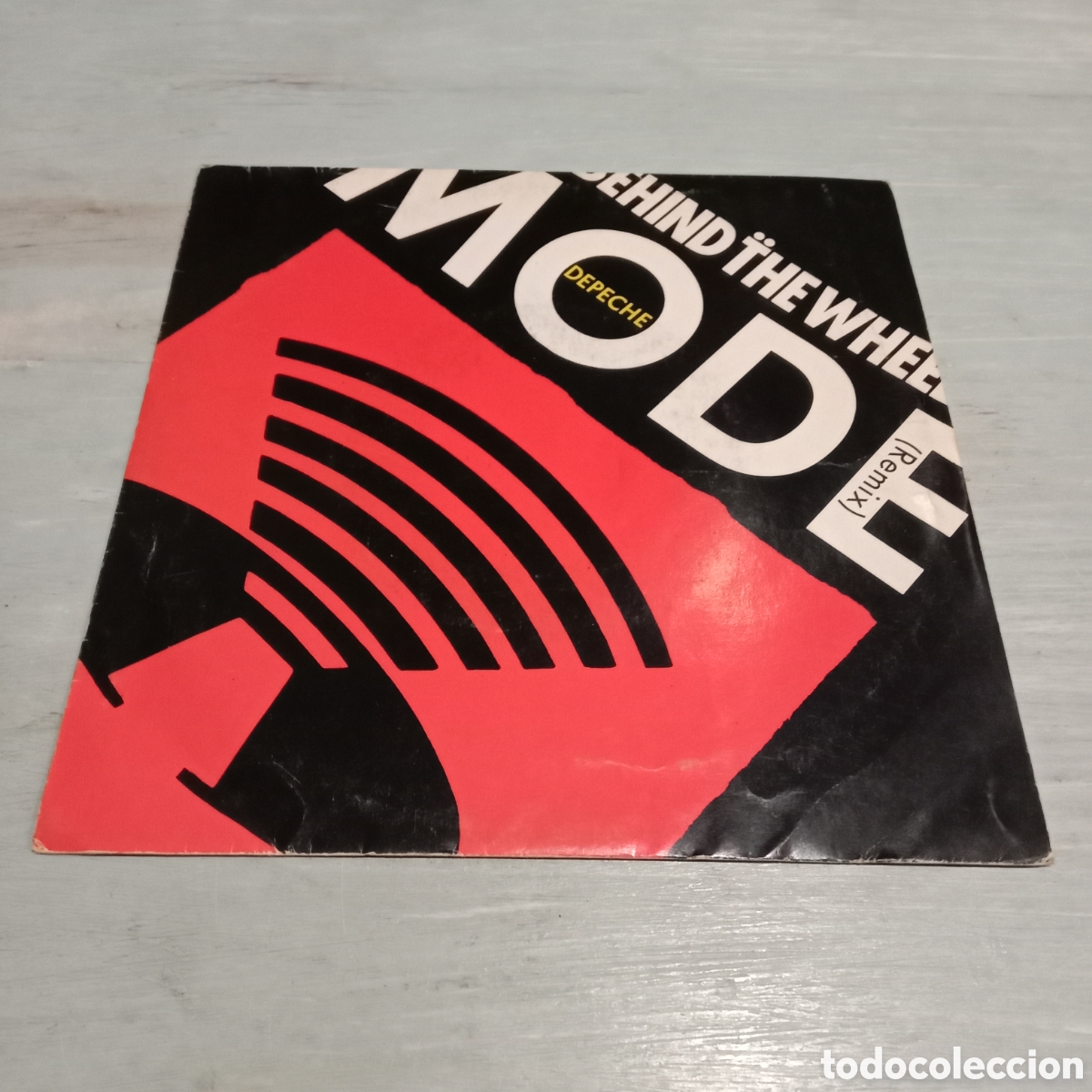 Discos de vinilo: DEPECHE MODE - BEHIND THE WHEEL (REMIX) - SINGLE 7&rdquo; - Foto 1