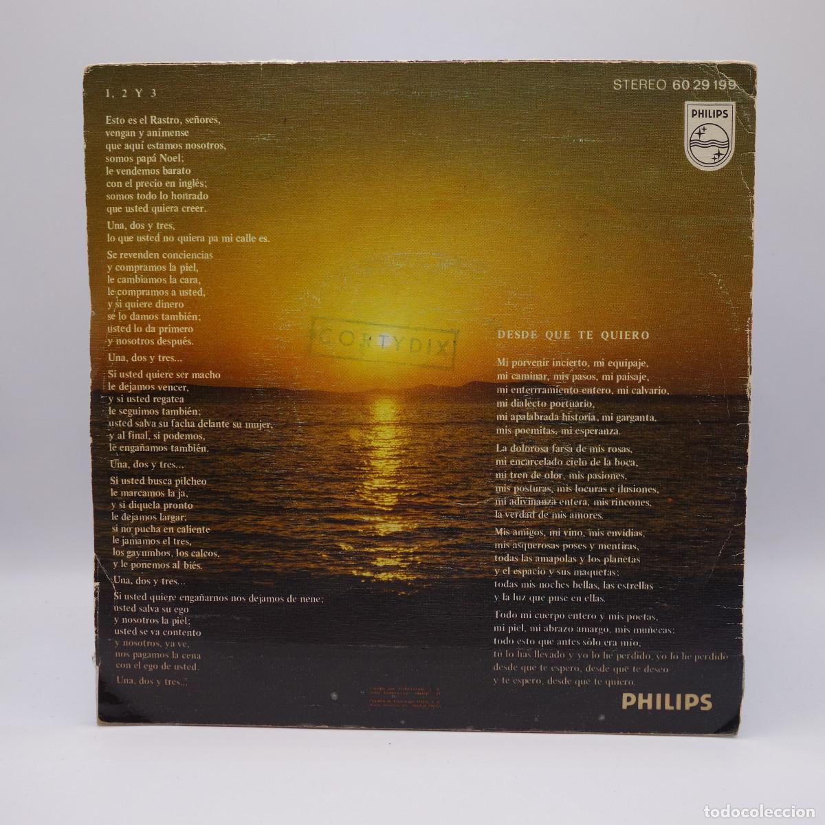 Discos de vinilo: PATXI ANDION - UNA DOS Y TRES - Foto 3