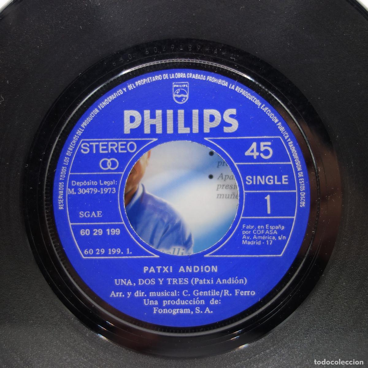 Discos de vinilo: PATXI ANDION - UNA DOS Y TRES - Foto 8