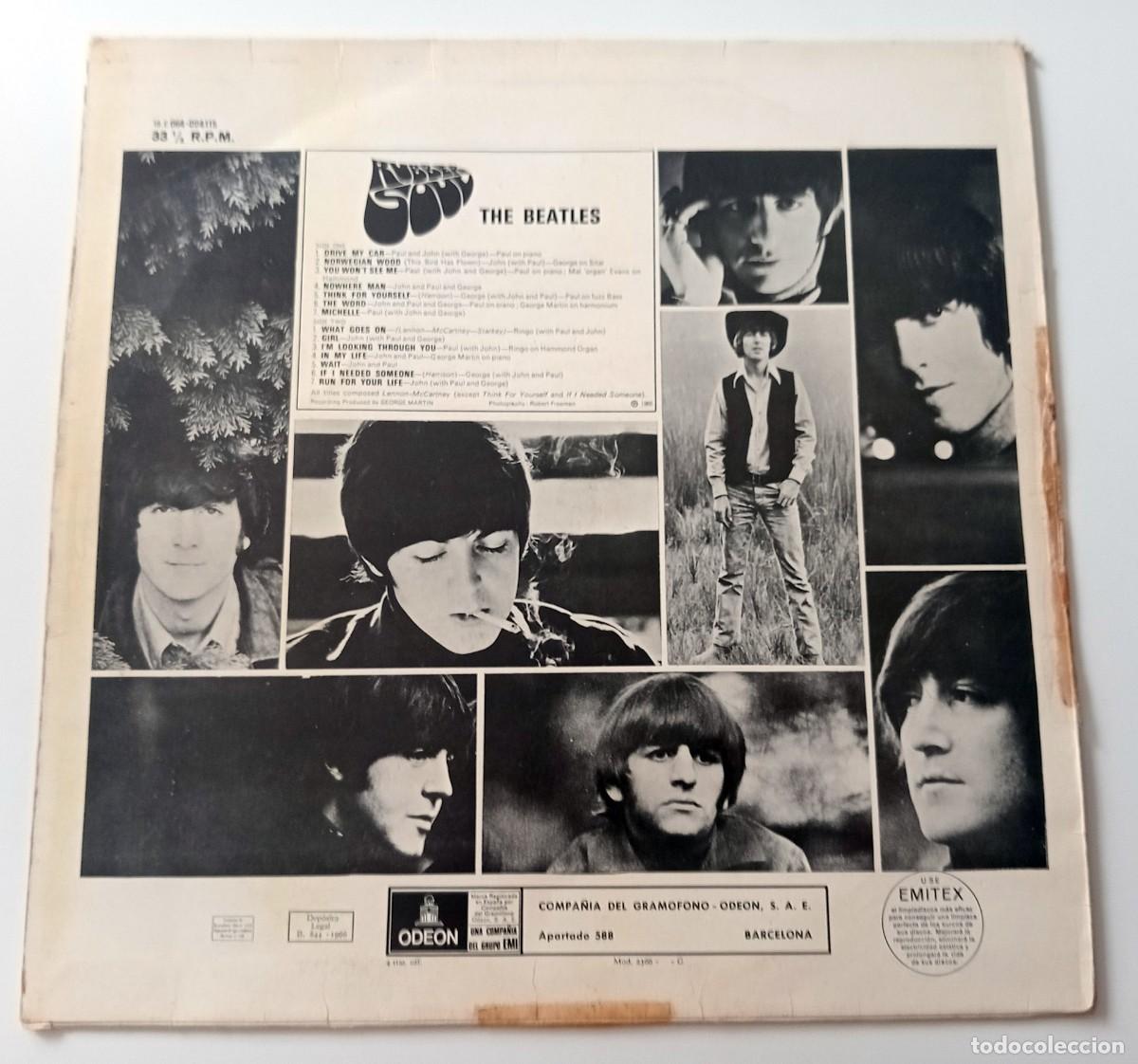 Discos de vinilo: LP THE BEATLES - RUBBER SOUL - Foto 2