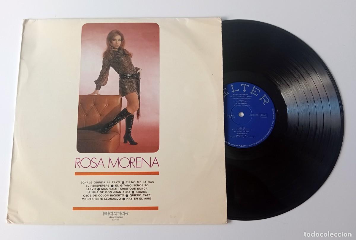 Discos de vinilo: LP ROSA MORENA - &Eacute;CHALE GUINDAS AL PAVO - Foto 1