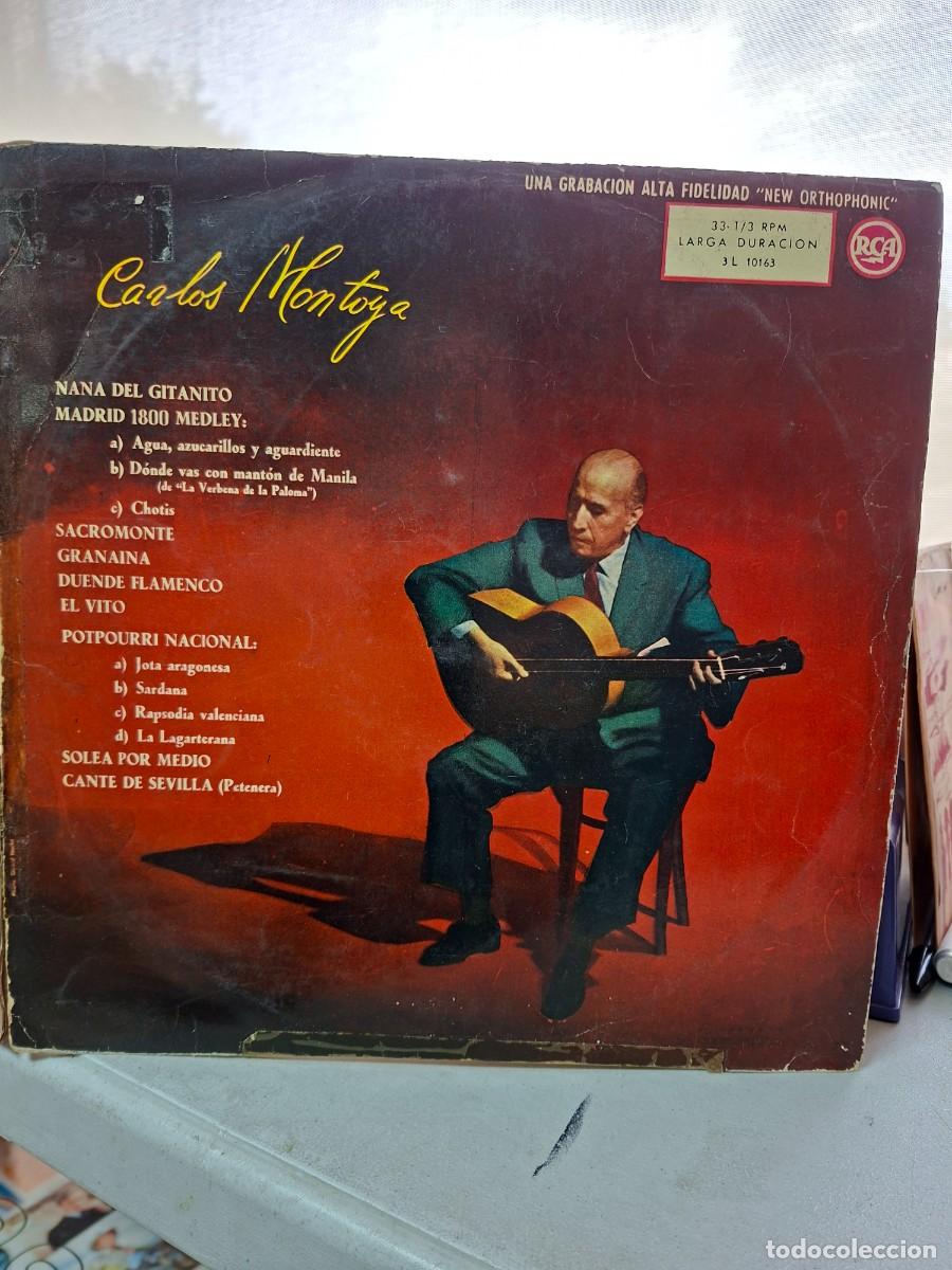 Discos de vinilo: CARLOS MONTOYA - NANA DEL GITANITO - LP DE VINILO - SER 4 - Foto 1