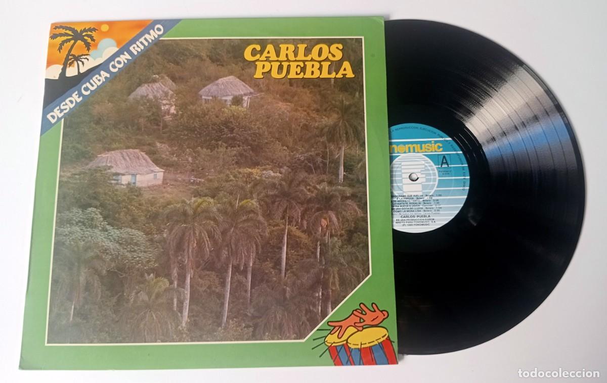 Discos de vinilo: LP CARLOS PUEBLA - DESDE CUBA CON RITMO - Foto 1