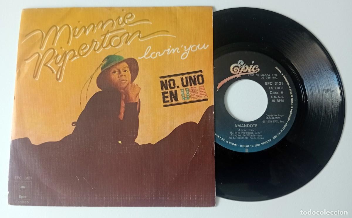 Discos de vinilo: SINGLE MINNIE RIPERTON - LOVIN&acute; YOU - Foto 1