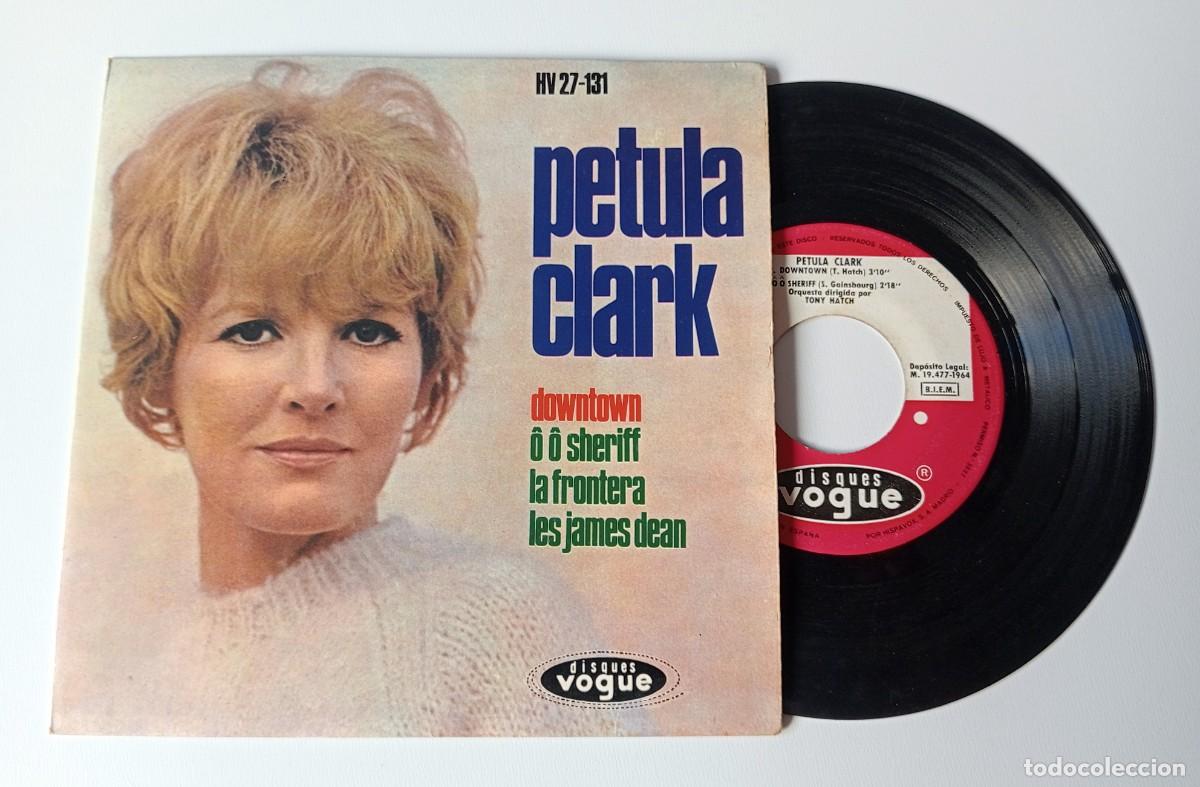 Discos de vinilo: SINGLE PETULA CLARK - DOWNTOWN - Foto 1