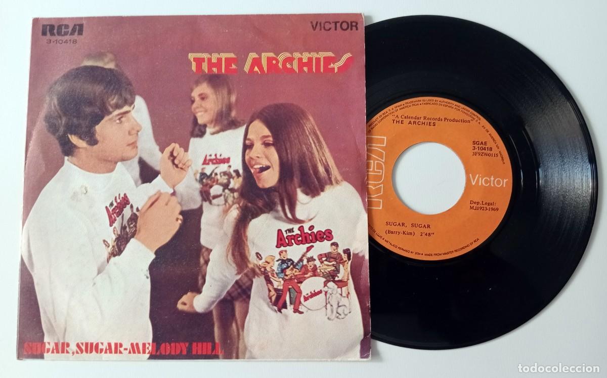 Discos de vinilo: SINGLE THE ARCHIES - SUGAR SUGAR - Foto 1