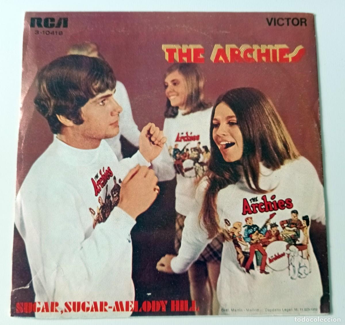 Discos de vinilo: SINGLE THE ARCHIES - SUGAR SUGAR - Foto 2
