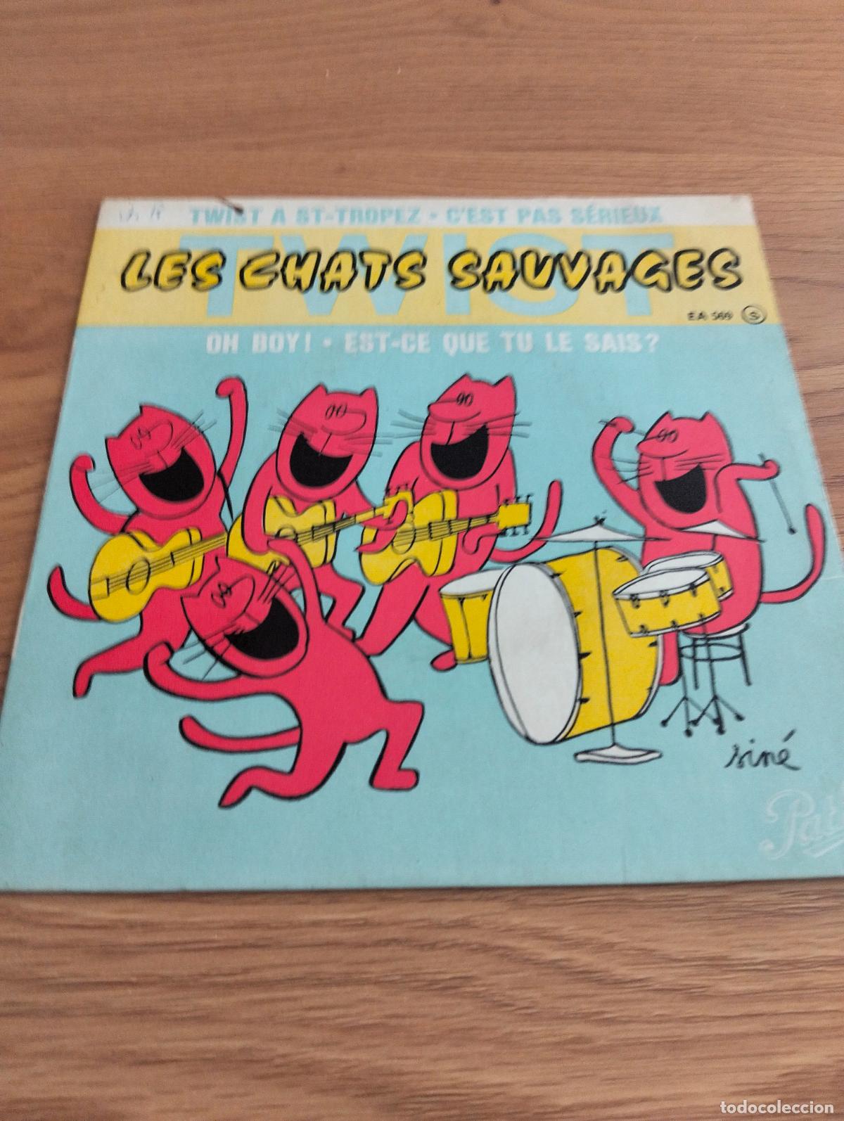 Discos de vinilo: Les chats sauvages vinilo - Foto 1
